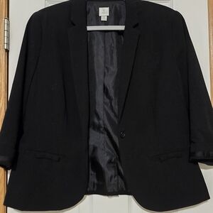 LC Lauren Conrad Charcoal Blazer